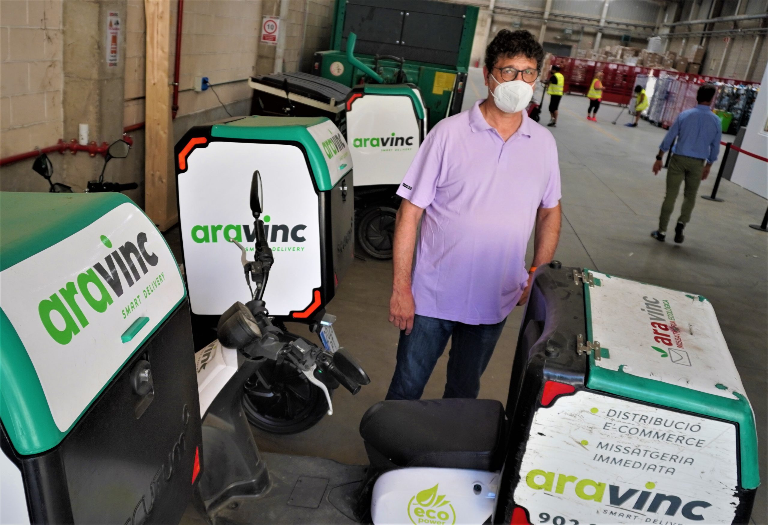 Antonio Pardo, die Person, die 50 Silence Motorräder bei ARA VINC verwaltet